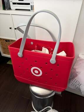 Bogg Bag Original Target Bullseye Large Tote Bag - Red